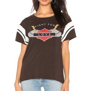 Chaser Fight For Love Black Graphic Tee. Size L. NWT!